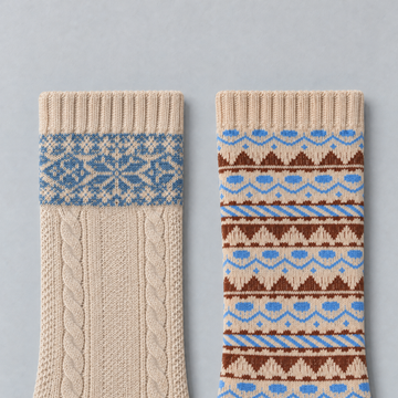 Snowflakes & Biwa Ull beige